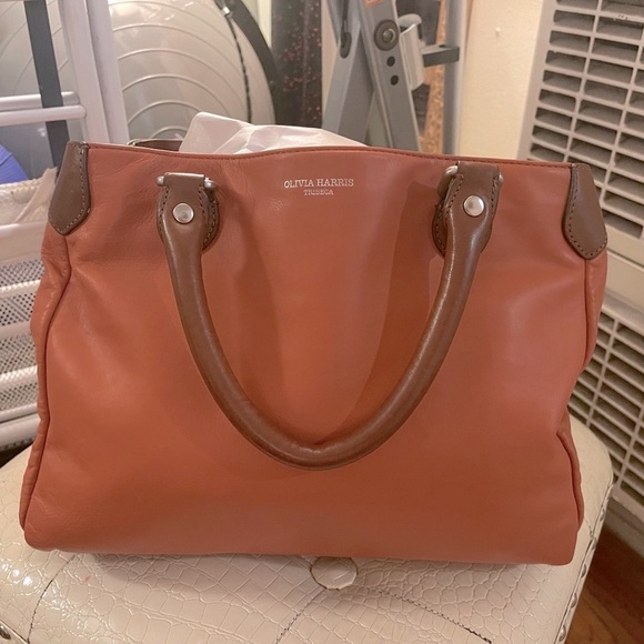 Olivia Harris Handbags - Olivia Harris Tribeca Leather Satchel